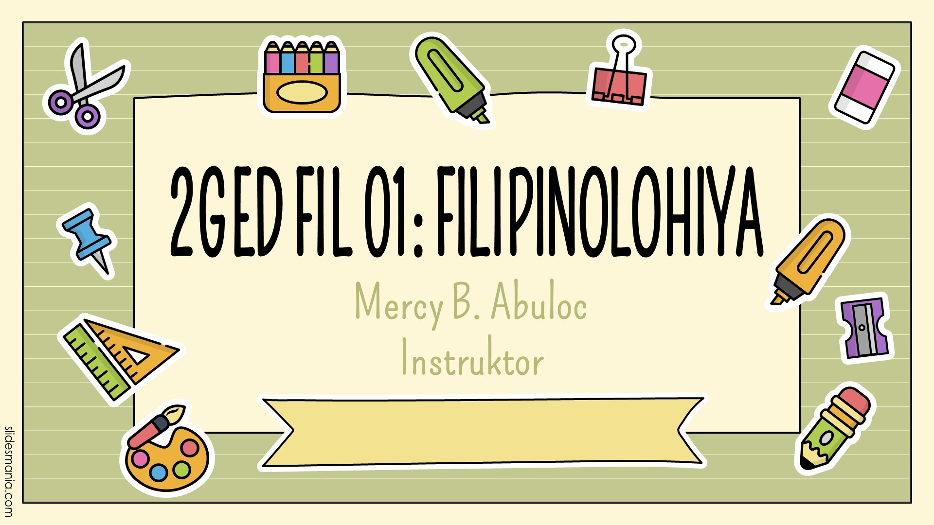 FILIPINOLOHIYA SA IBA'T IBANG ESPESYALISASYON/KOMUNIKASYON SA AKADEMIKONG FILIPINO (OBTEC-M 1-OBTEC-M-I-5 2GED-FIL01) M/TH 10:00AM-12:00PM/10:00AM-12:00PM