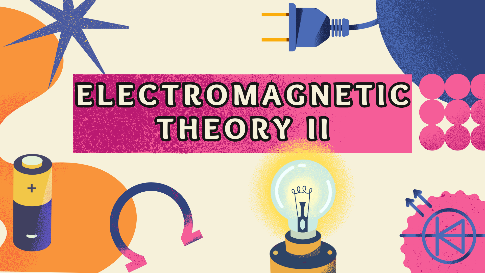 ELECTROMAGNETIC THEORY 2-BSCIEPHY-AG 3-BSCIEPHY-AG-III-1 2S-PHY05-(M/TH 01:00PM-05:00PM/01:00PM-05:00PM)